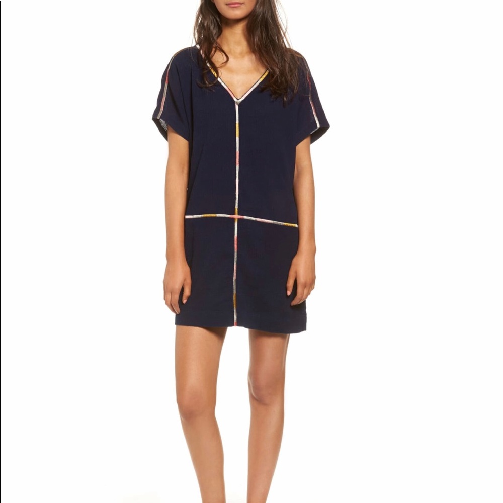 Madewell Embroidered Shift Dress